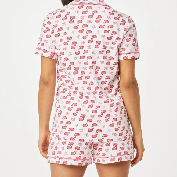 Roller rabbit pink moby polo pajamas - Picture 3 of 3